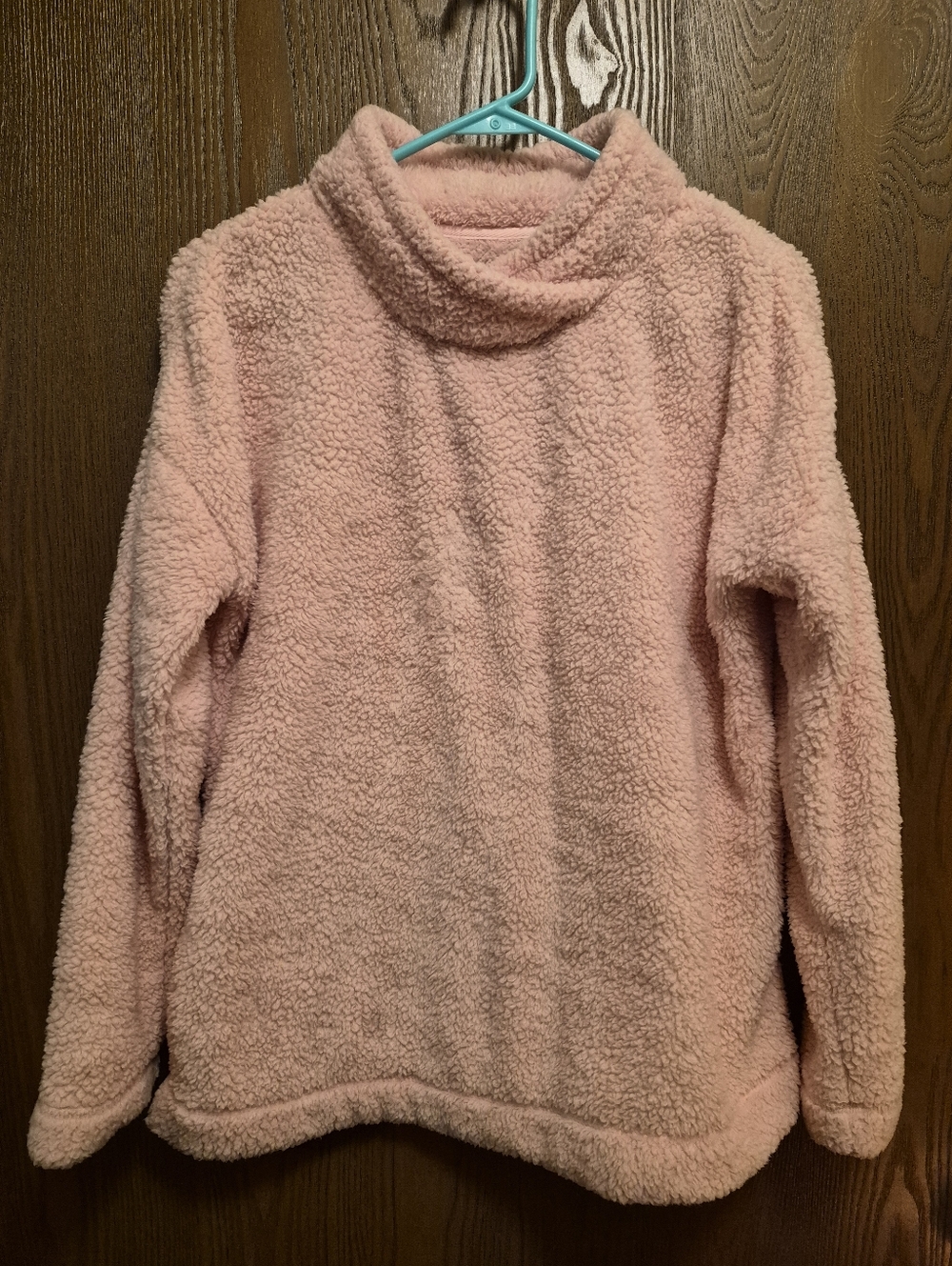 Jane And Bleeker Cozy Pink Sherpa Pullover Sweater M